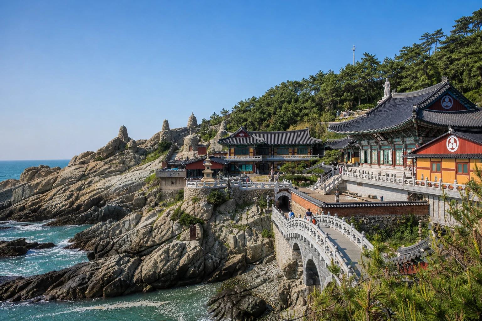 해동용궁사 해안 전경